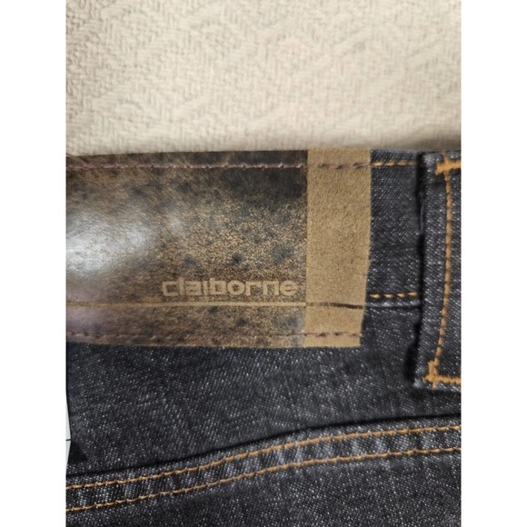 Claiborne Jeans Mens 31x30 Regular Fit Denim Charcoal Wash Pockets NWT 17 - Picture 12 of 12